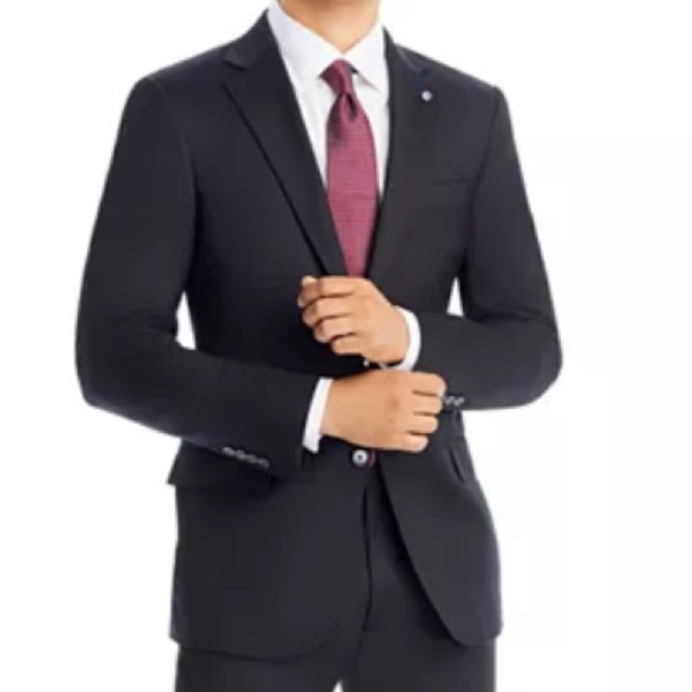NWOT Hart Schaffner Marx, Black NY Soft Classic Men’s Blazer Size: 44 S.